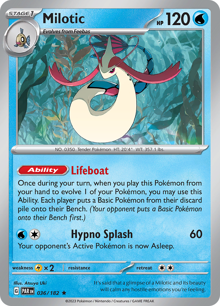 Milotic (036/182) [Scarlet & Violet: Paradox Rift] | Eastridge Sports Cards & Games