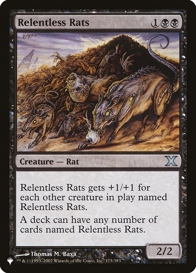 Relentless Rats [The List] | Eastridge Sports Cards & Games