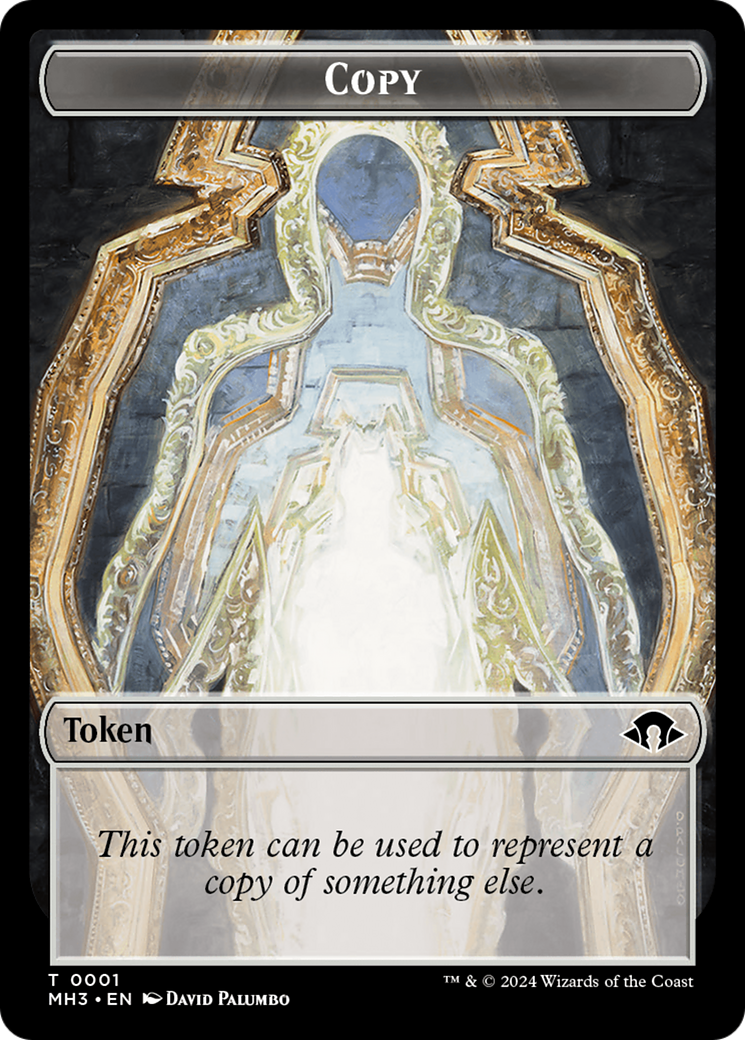 Dragon // Copy Double-Sided Token [Modern Horizons 3 Commander Tokens] | Eastridge Sports Cards & Games