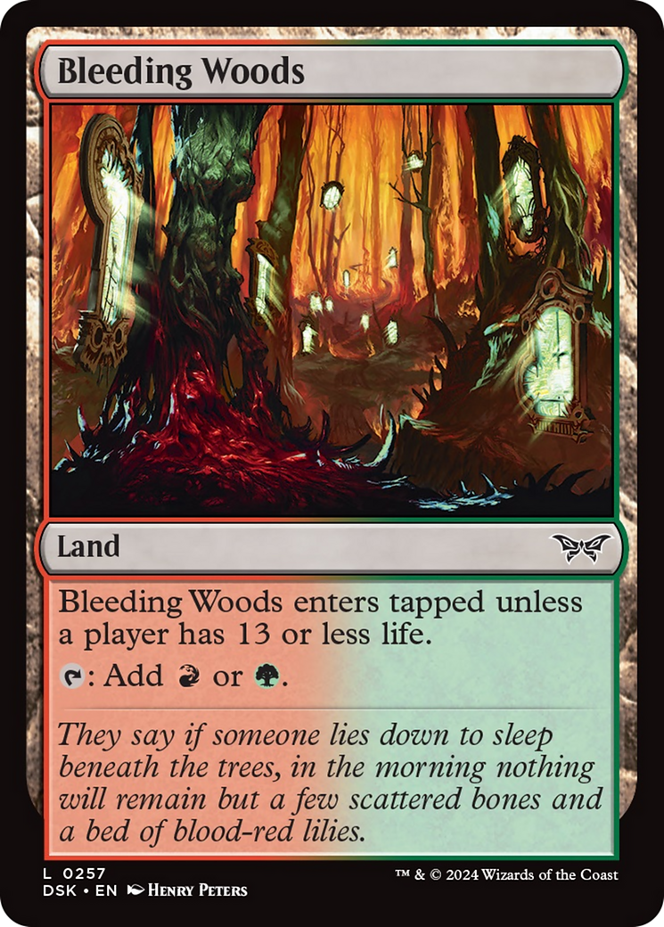 Bleeding Woods [Duskmourn: House of Horror] | Eastridge Sports Cards & Games