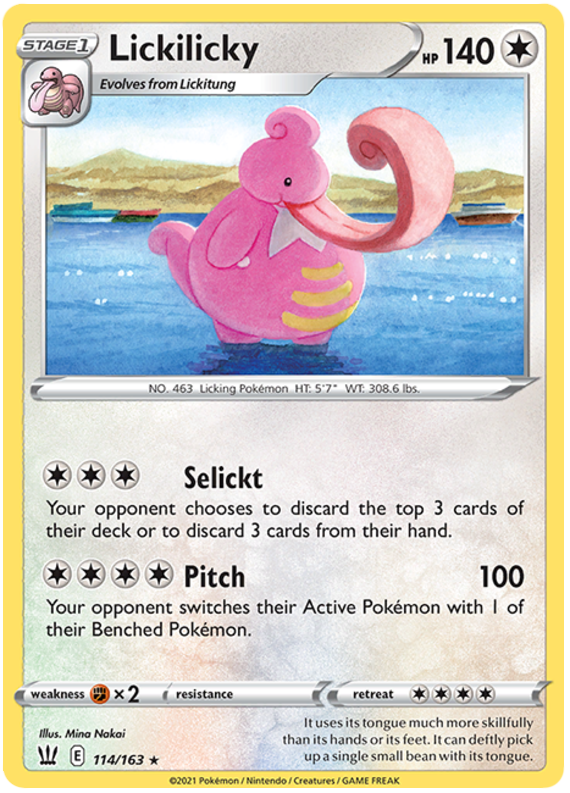 Lickilicky (114/163) [Sword & Shield: Battle Styles] | Eastridge Sports Cards & Games