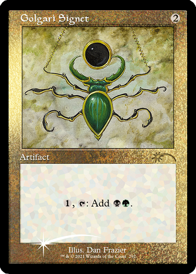 Golgari Signet (Retro) (Foil Etched) [Secret Lair Drop Series] | Eastridge Sports Cards & Games