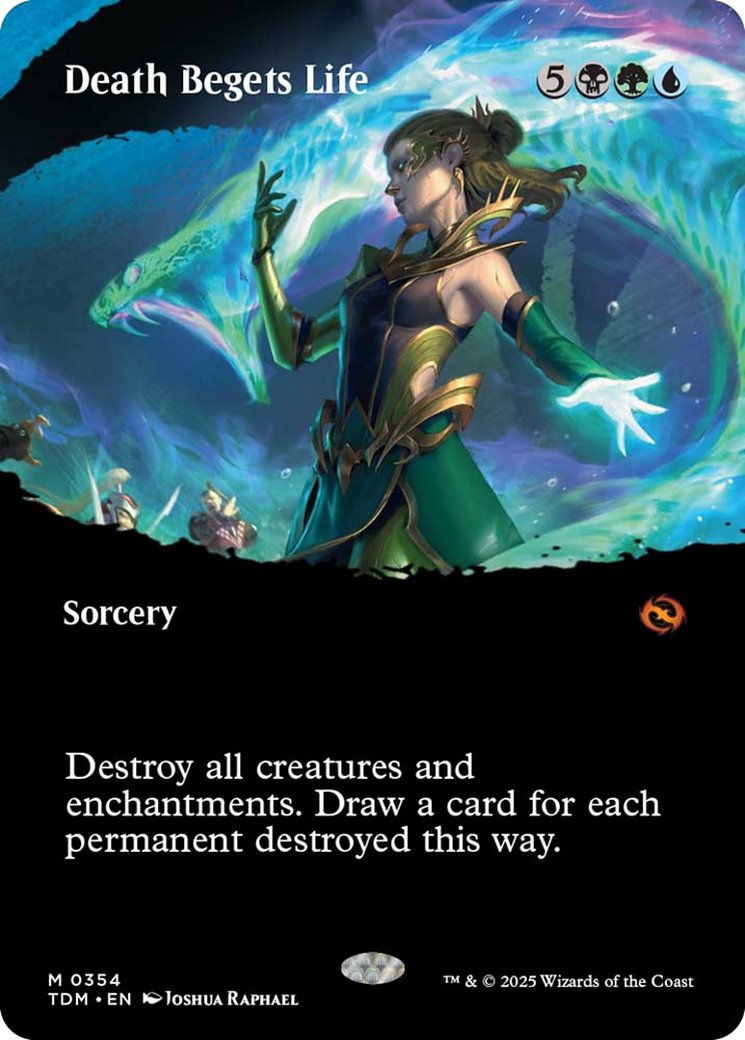 Death Begets Life (Borderless) [Tarkir: Dragonstorm] | Eastridge Sports Cards & Games