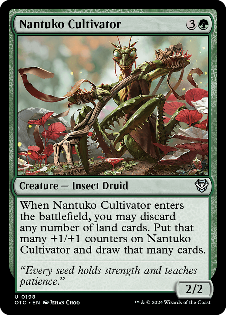 Nantuko Cultivator [Outlaws of Thunder Junction Commander] | Eastridge Sports Cards & Games