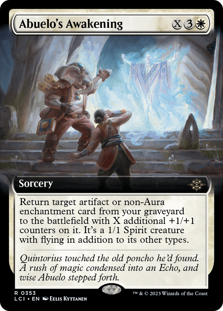 Abuelo's Awakening (Extended Art) [The Lost Caverns of Ixalan] | Eastridge Sports Cards & Games