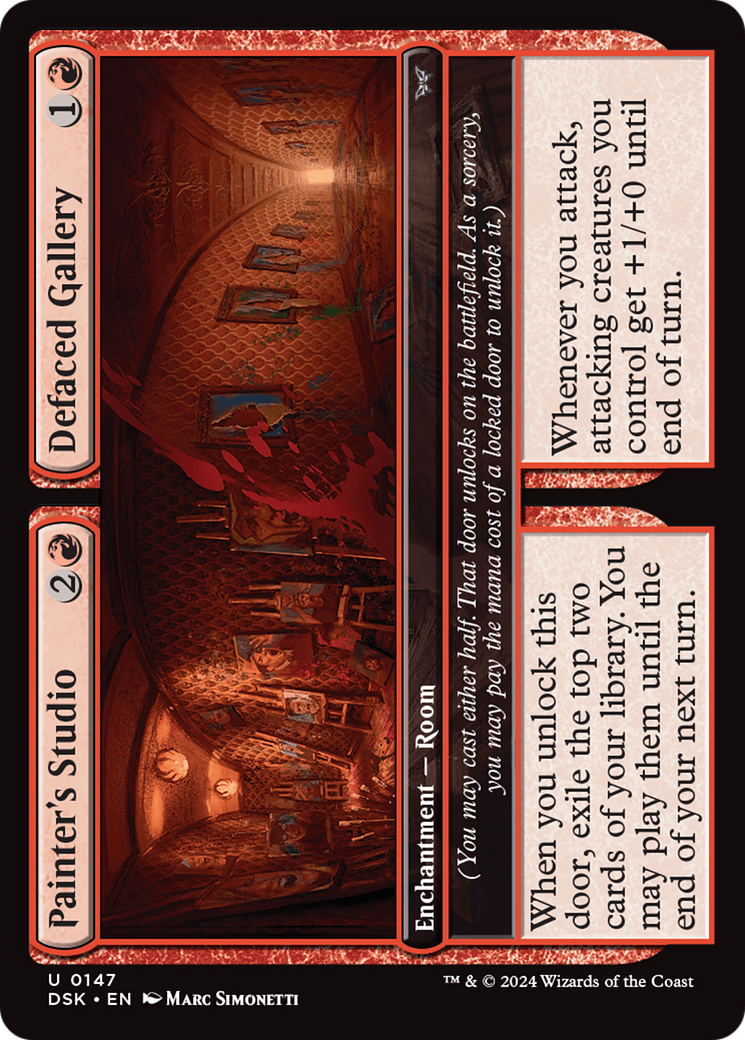 Painter's Studio // Defaced Gallery [Duskmourn: House of Horror] | Eastridge Sports Cards & Games