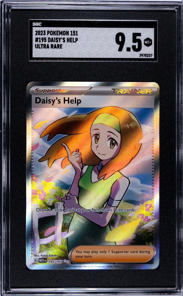 2023 Pokemon Scarlet & Violet 151 #195 Daisy's Help - Ultra Rare SGC 9.5 | Eastridge Sports Cards & Games