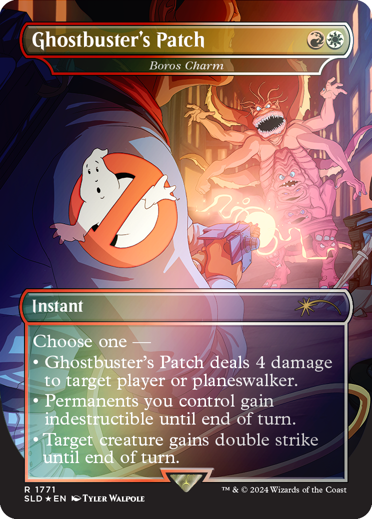 Ghostbuster's Patch - Boros Charm (Rainbow Foil) [Secret Lair Drop Series] | Eastridge Sports Cards & Games