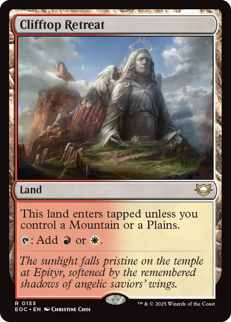 Clifftop Retreat [Edge of Eternities Commander] | Eastridge Sports Cards & Games