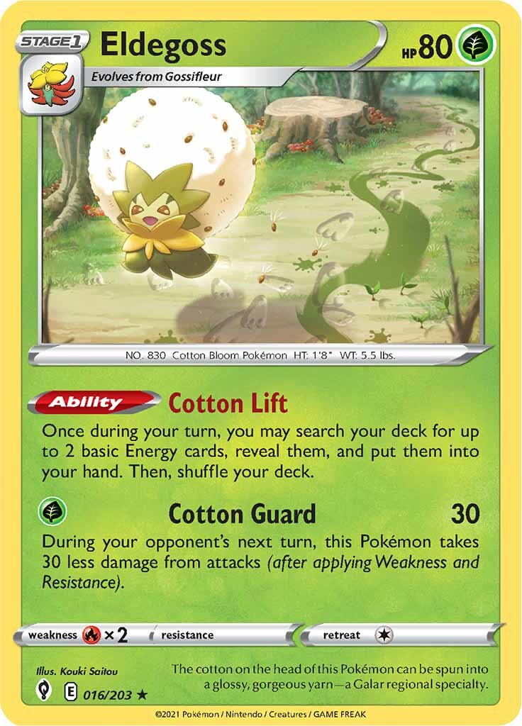 Eldegoss (016/203) (Theme Deck Exclusive) [Sword & Shield: Evolving Skies] | Eastridge Sports Cards & Games