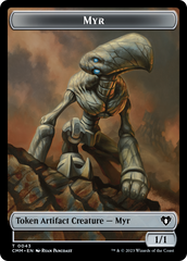 Eldrazi Scion // Myr Double-Sided Token [Commander Masters Tokens] | Eastridge Sports Cards & Games