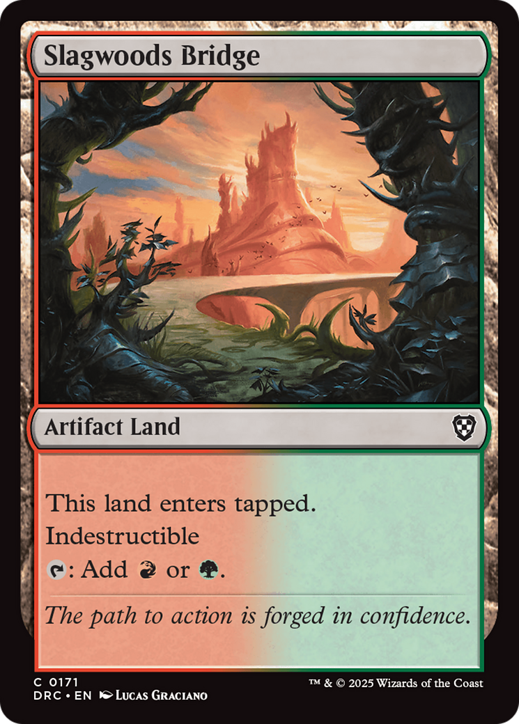 Slagwoods Bridge [Aetherdrift Commander] | Eastridge Sports Cards & Games