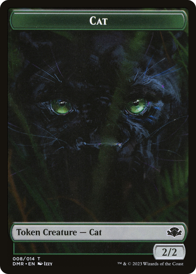 Cat Token (008) [Dominaria Remastered Tokens] | Eastridge Sports Cards & Games