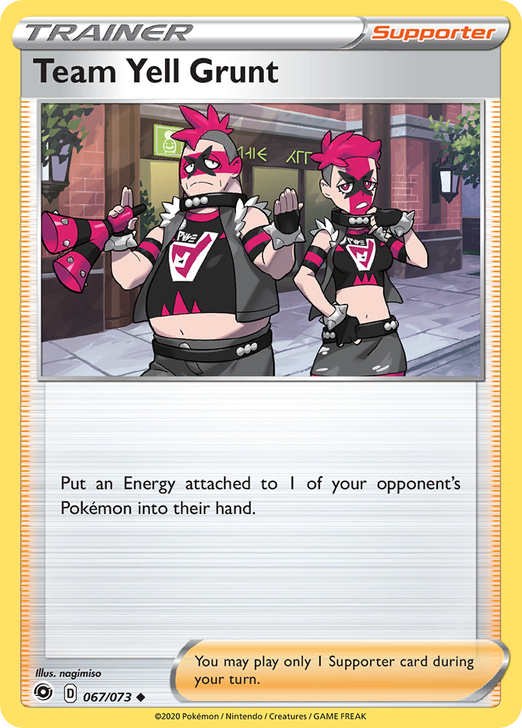 Team Yell Grunt (067/073) [Sword & Shield: Champion's Path] | Eastridge Sports Cards & Games