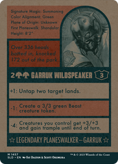 Garruk Wildspeaker [Secret Lair Drop Series] | Eastridge Sports Cards & Games