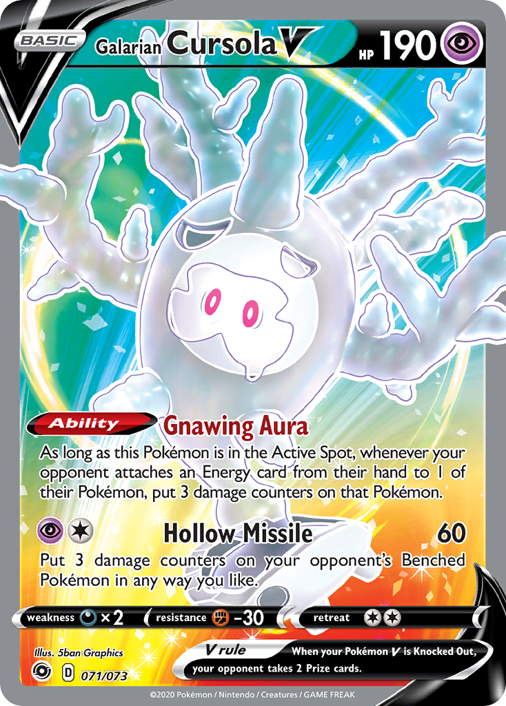 Galarian Cursola V (071/073) [Sword & Shield: Champion's Path] | Eastridge Sports Cards & Games