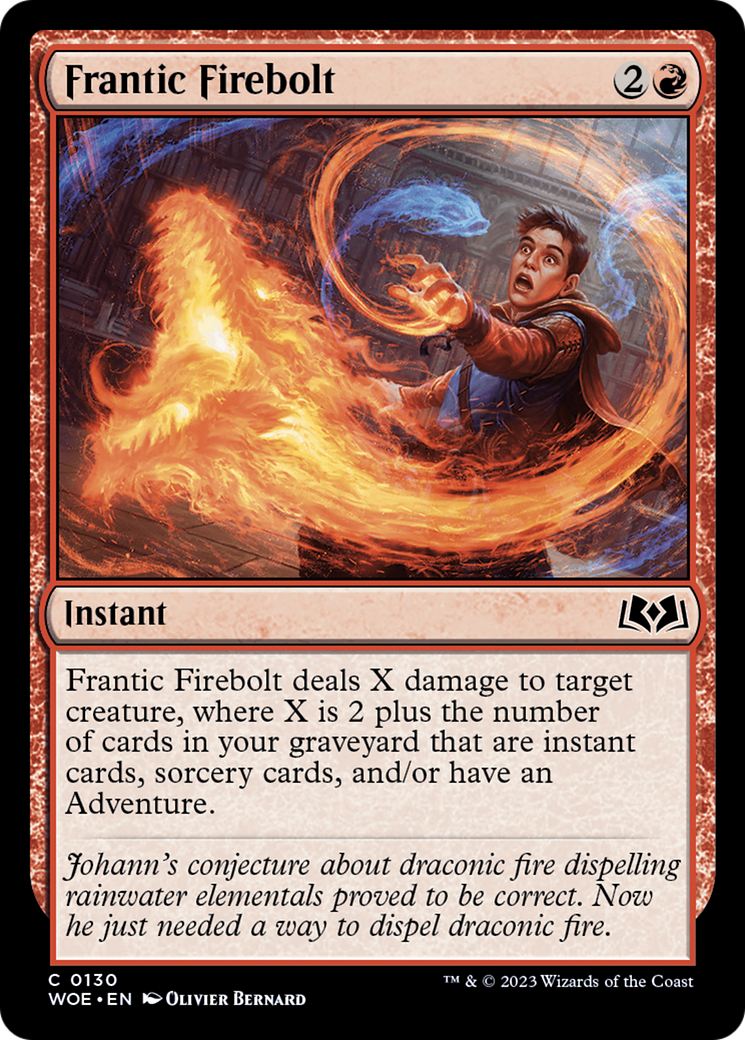 Frantic Firebolt [Wilds of Eldraine] | Eastridge Sports Cards & Games