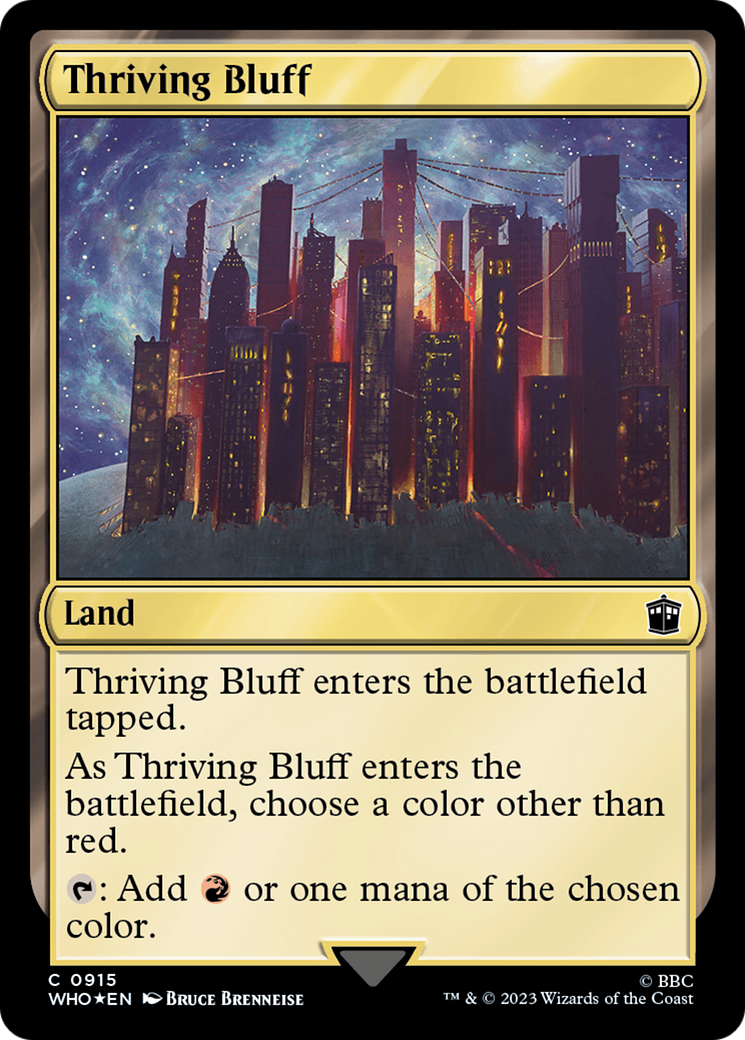 Thriving Bluff (Surge Foil) [Doctor Who] | Eastridge Sports Cards & Games