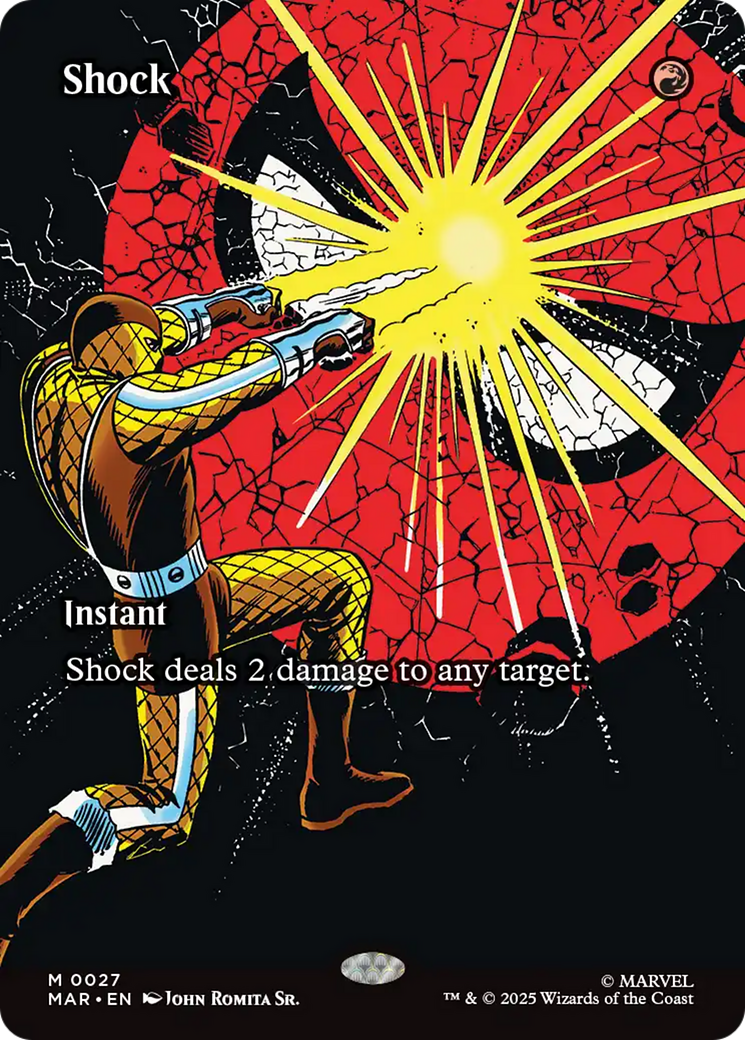 Shock (Borderless) [Marvel's Spider-Man: Eternal-Legal] | Eastridge Sports Cards & Games