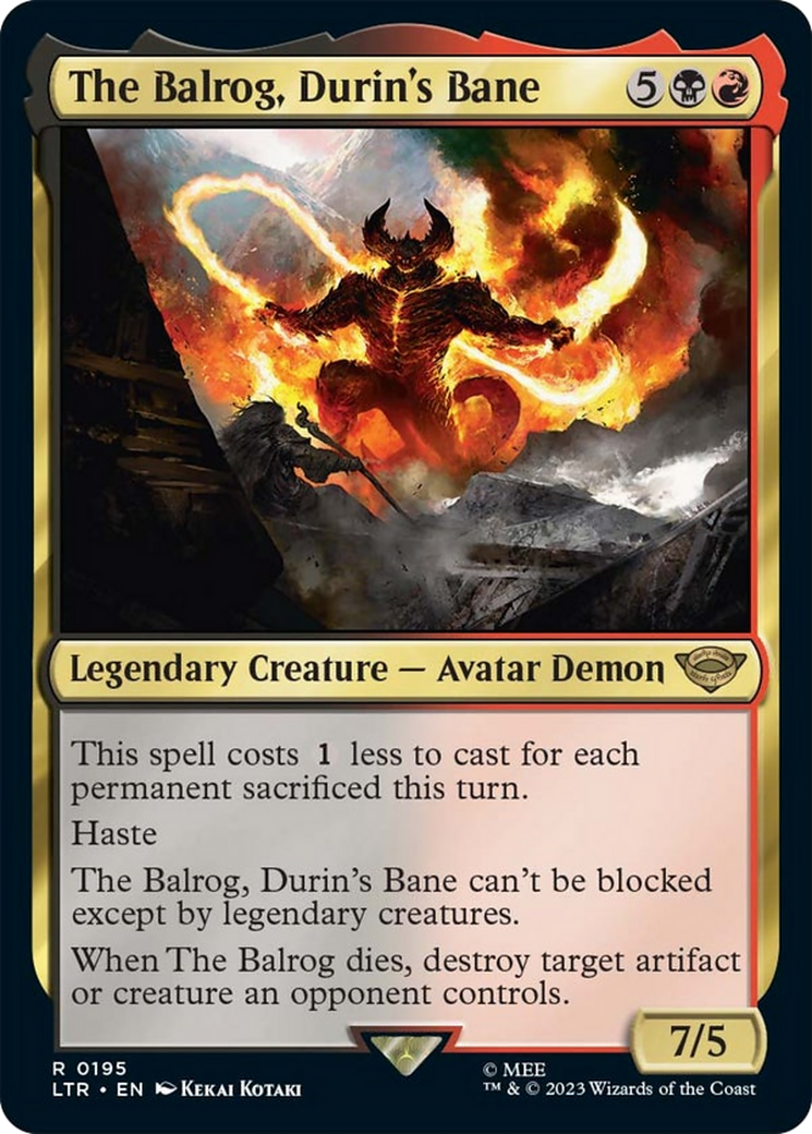 The Balrog, Durin's Bane [The Lord of the Rings: Tales of Middle-Earth] | Eastridge Sports Cards & Games