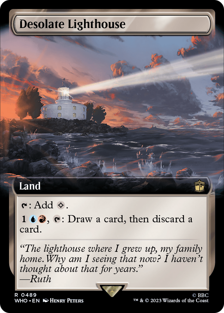 Desolate Lighthouse (Extended Art) [Doctor Who] | Eastridge Sports Cards & Games