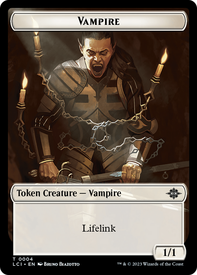 Vampire // Skeleton Pirate Double-Sided Token [The Lost Caverns of Ixalan Tokens] | Eastridge Sports Cards & Games