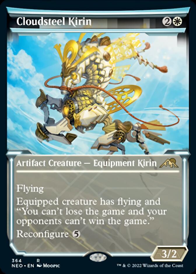 Cloudsteel Kirin (Showcase Soft Glow) [Kamigawa: Neon Dynasty] | Eastridge Sports Cards & Games