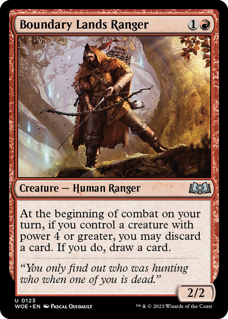 Boundary Lands Ranger [Wilds of Eldraine] | Eastridge Sports Cards & Games