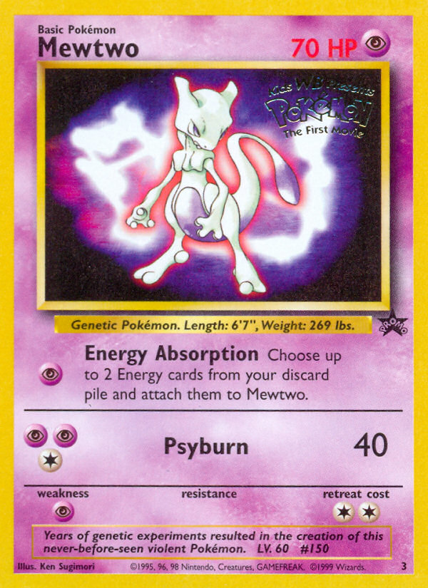 Mewtwo (3) [Wizards of the Coast: Black Star Promos] | Eastridge Sports Cards & Games