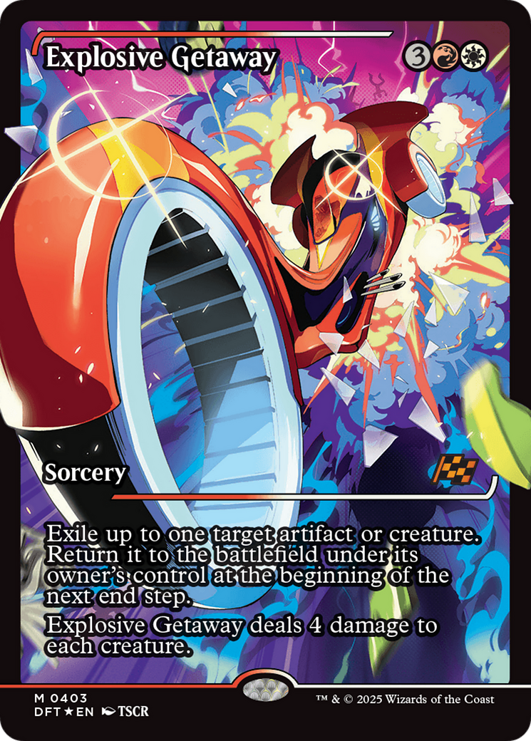 Explosive Getaway (Showcase) [Aetherdrift] | Eastridge Sports Cards & Games