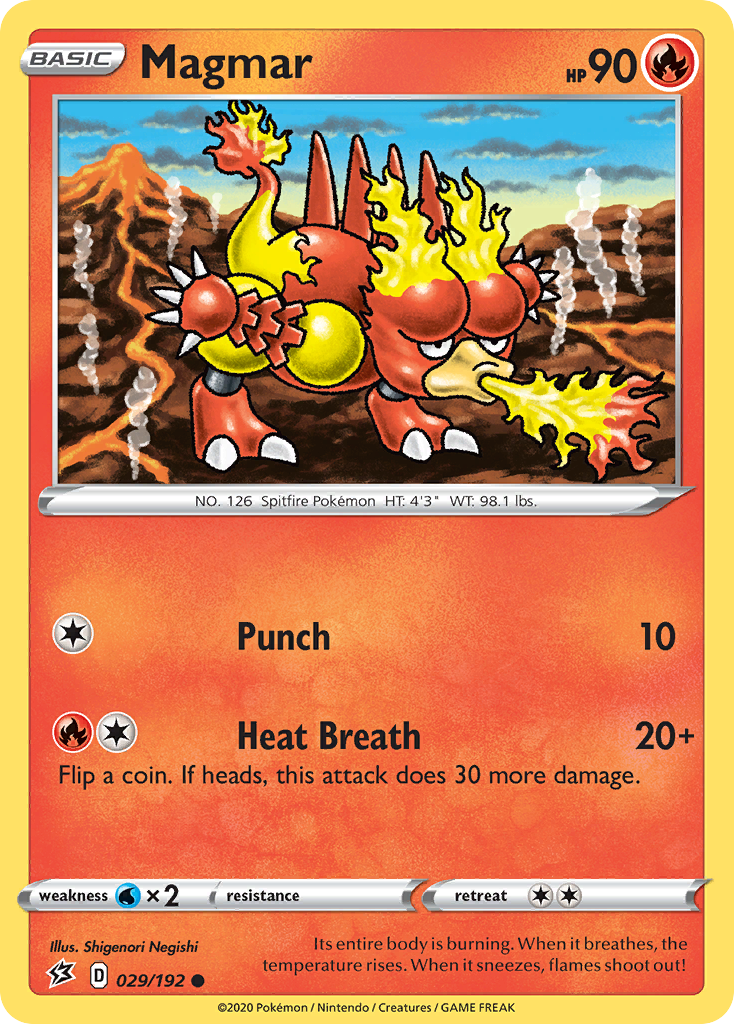 Magmar (029/192) [Sword & Shield: Rebel Clash] | Eastridge Sports Cards & Games