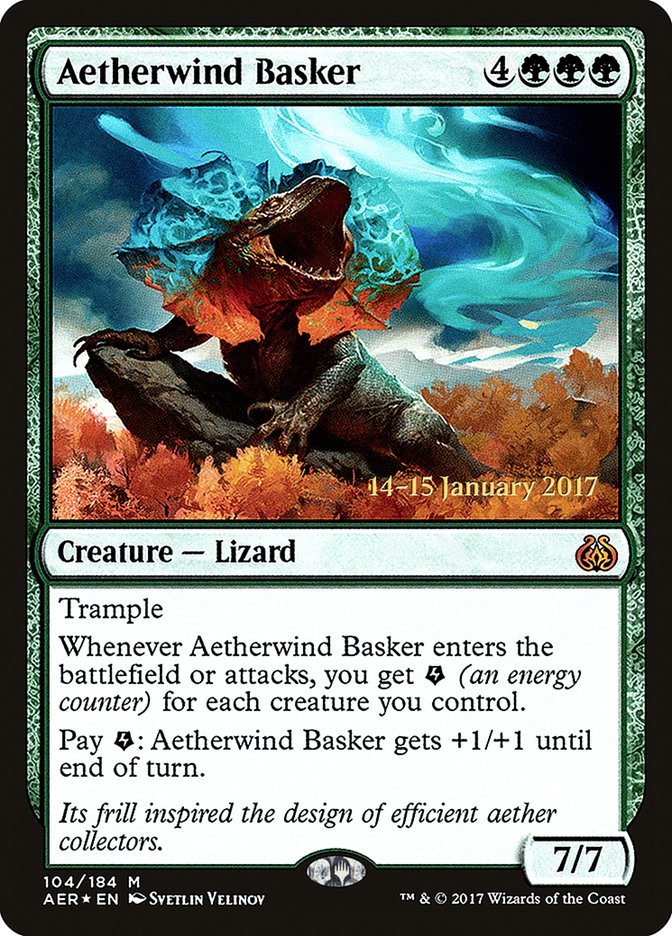 Aetherwind Basker [Aether Revolt Prerelease Promos] | Eastridge Sports Cards & Games