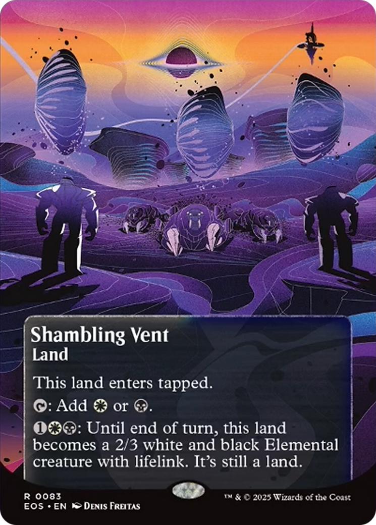 Shambling Vent (0083) (Borderless) [Edge of Eternities: Stellar Sights] | Eastridge Sports Cards & Games