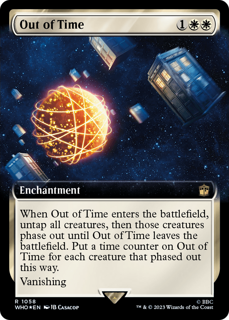 Out of Time (Extended Art) (Surge Foil) [Doctor Who] | Eastridge Sports Cards & Games