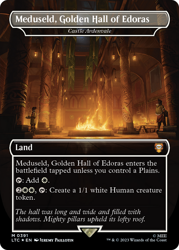 Meduseld, Golden Hall of Edoras - Castle Ardenvale (Surge Foil Realms and Relics) [The Lord of the Rings: Tales of Middle-Earth Commander] | Eastridge Sports Cards & Games