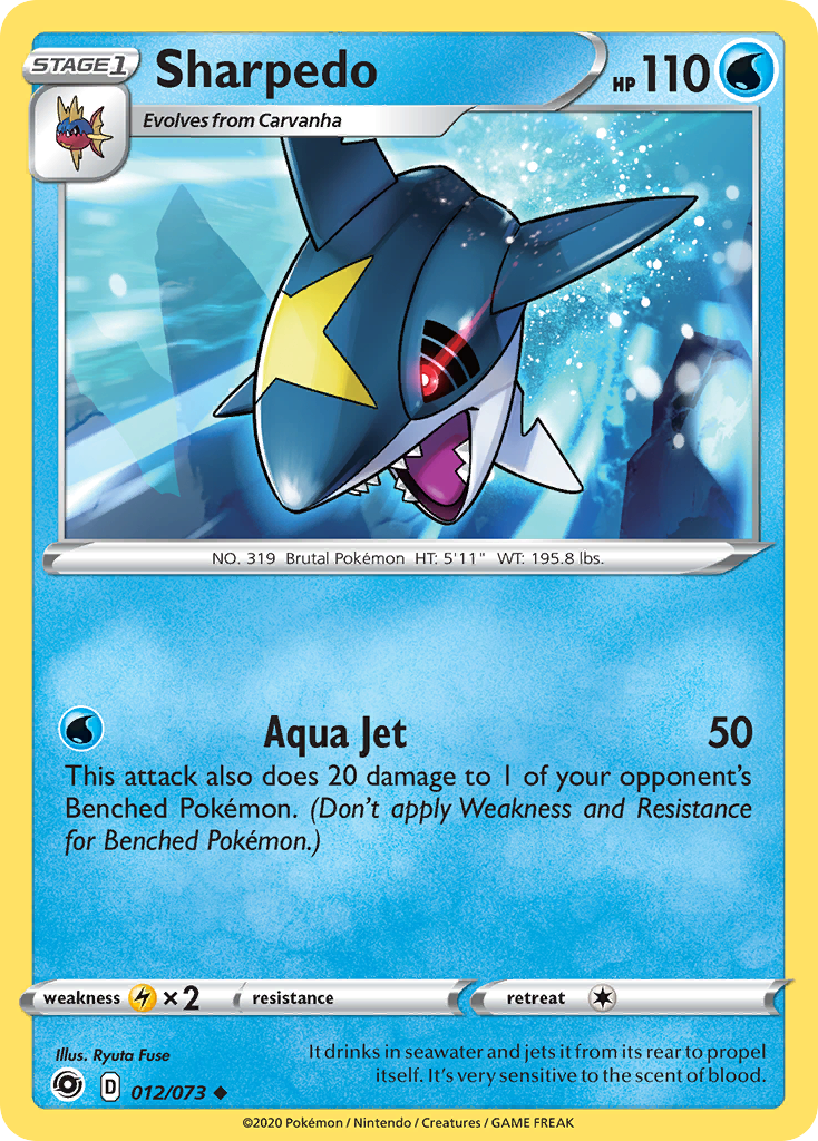 Sharpedo (012/073) [Sword & Shield: Champion's Path] | Eastridge Sports Cards & Games