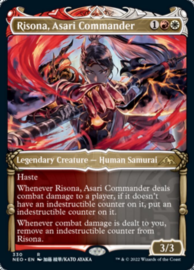 Risona, Asari Commander (Showcase Samurai) [Kamigawa: Neon Dynasty] | Eastridge Sports Cards & Games