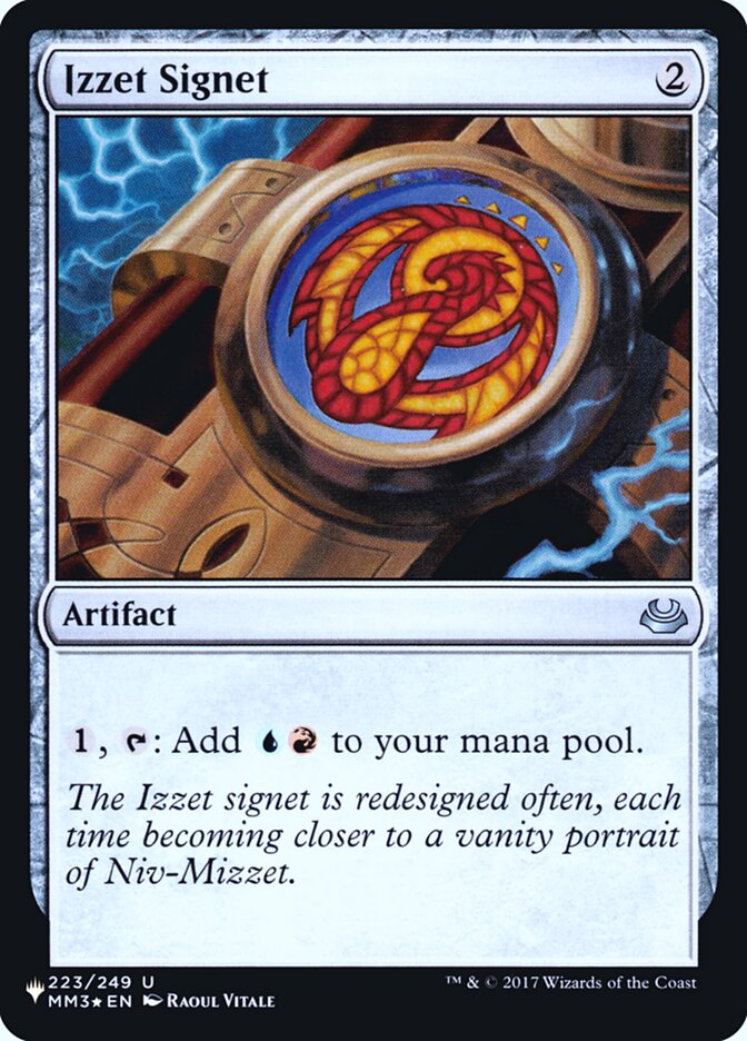 Izzet Signet [Secret Lair: Heads I Win, Tails You Lose] | Eastridge Sports Cards & Games