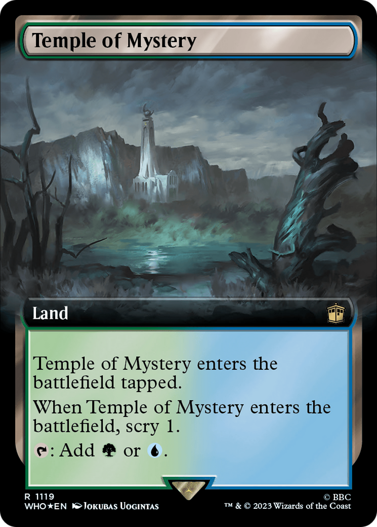 Temple of Mystery (Extended Art) (Surge Foil) [Doctor Who] | Eastridge Sports Cards & Games