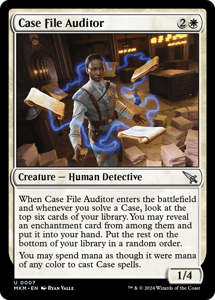 Case File Auditor (Blue) [Murders at Karlov Manor] | Eastridge Sports Cards & Games