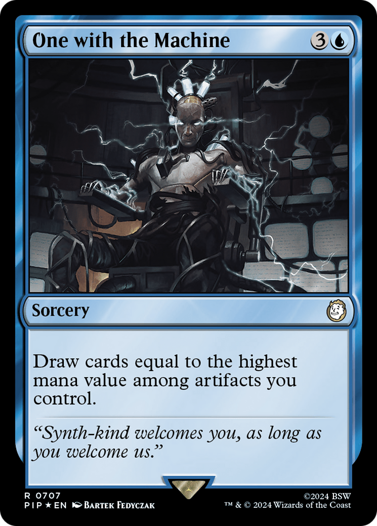 One with the Machine (Surge Foil) [Fallout] | Eastridge Sports Cards & Games