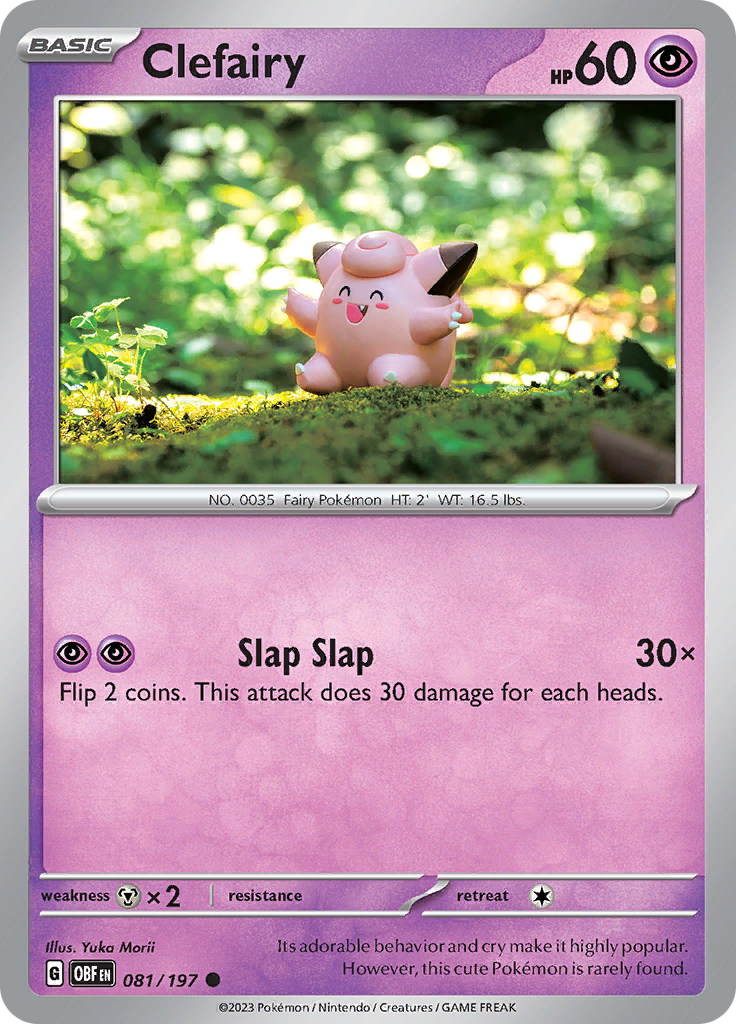 Clefairy (081/197) [Scarlet & Violet: Obsidian Flames] | Eastridge Sports Cards & Games