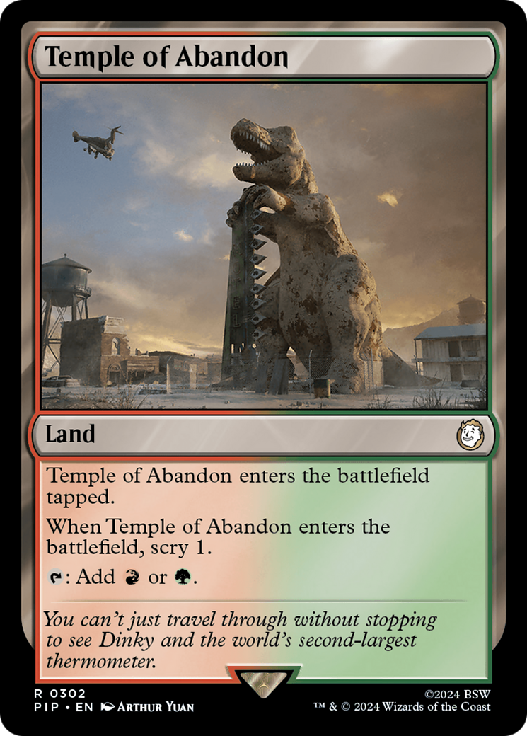 Temple of Abandon [Fallout] | Eastridge Sports Cards & Games