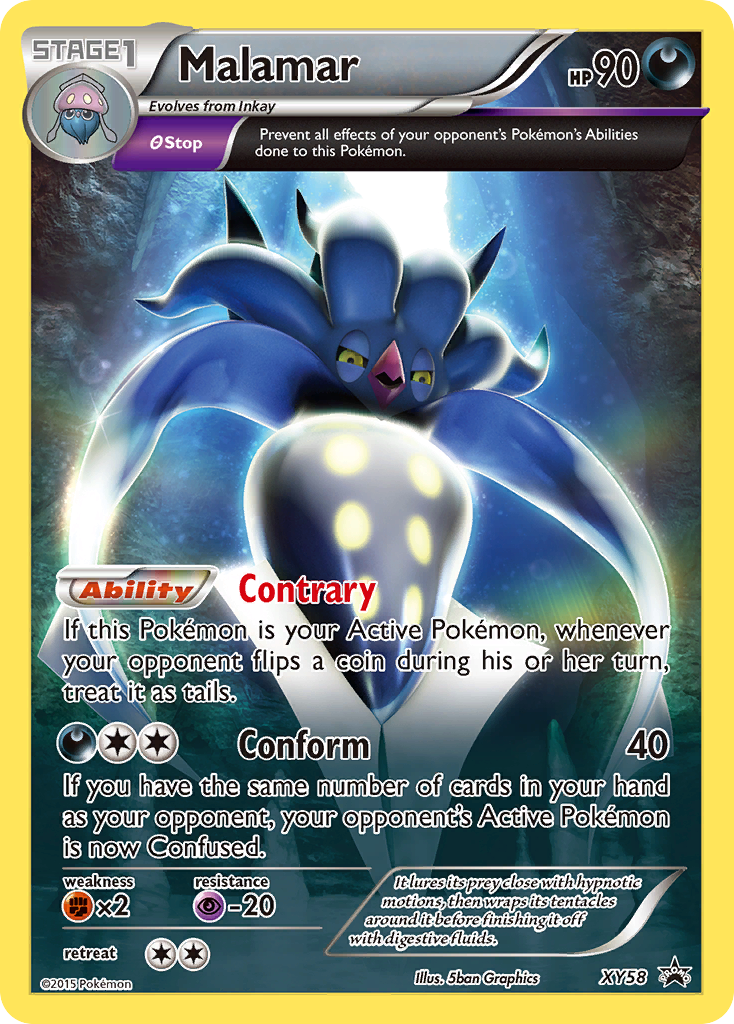 Malamar (XY58) [XY: Black Star Promos] | Eastridge Sports Cards & Games