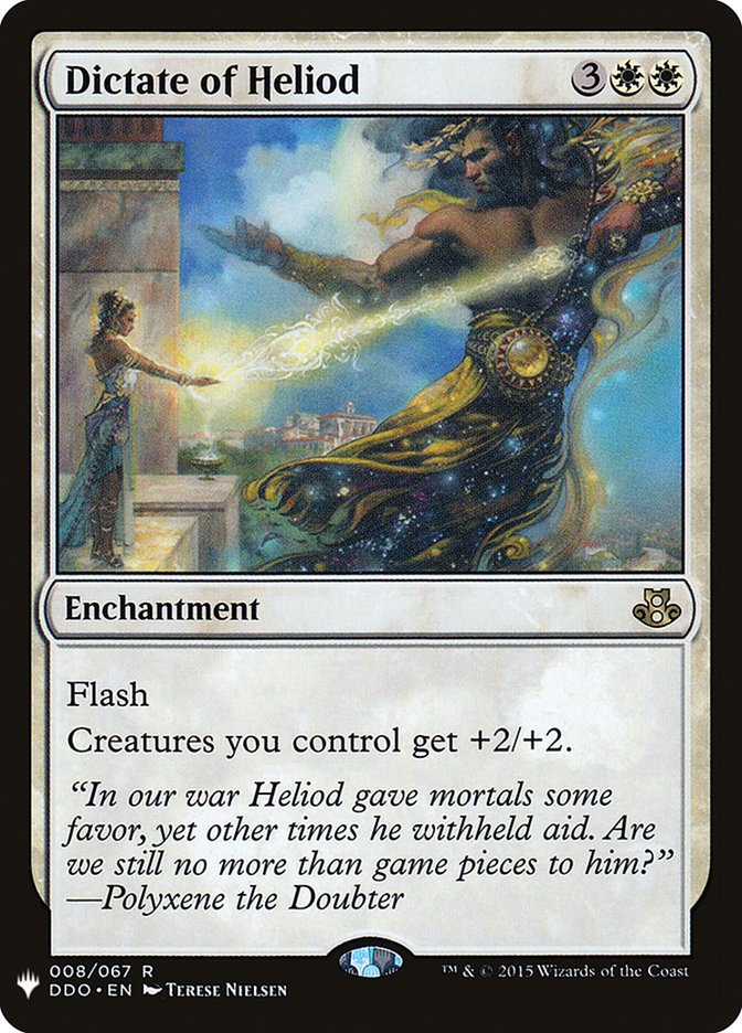 Dictate of Heliod [Mystery Booster] | Eastridge Sports Cards & Games