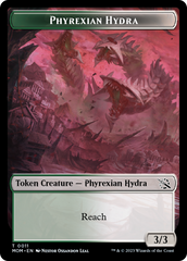 Treasure (21) // Phyrexian Hydra (11) Double-Sided Token [March of the Machine Tokens] | Eastridge Sports Cards & Games