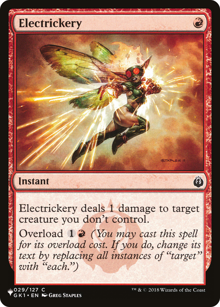 Electrickery [The List] | Eastridge Sports Cards & Games