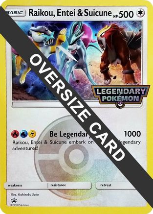 Raikou, Entei & Suicune (Jumbo Card) [Miscellaneous Cards] | Eastridge Sports Cards & Games
