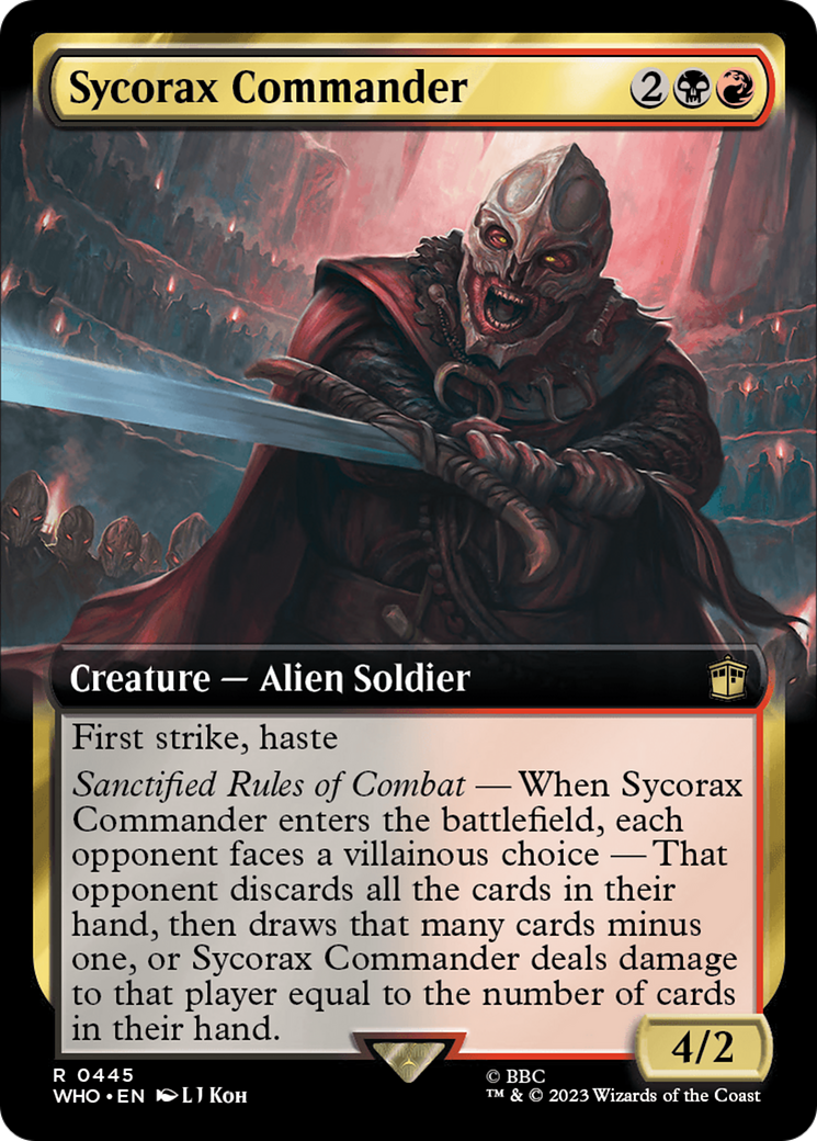 Sycorax Commander (Extended Art) [Doctor Who] | Eastridge Sports Cards & Games