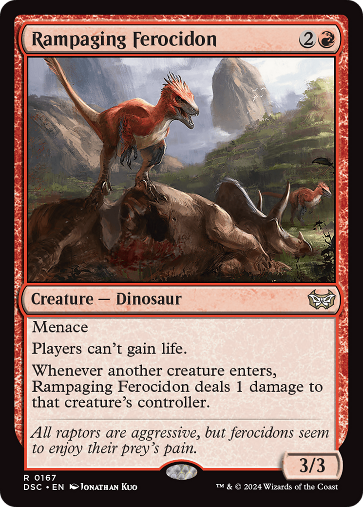 Rampaging Ferocidon [Duskmourn: House of Horror Commander] | Eastridge Sports Cards & Games